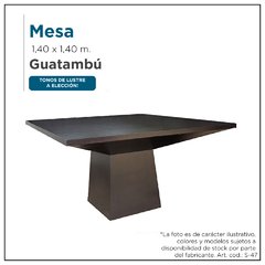 Mesa en guatambú - Mod. M47