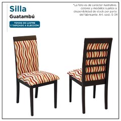 Silla en guatambú - Mod. S34 - tienda online