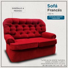 Sofá Francés - 1,50m.