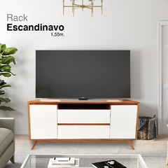 Rack de TV Escandinavo - 1,55 m.