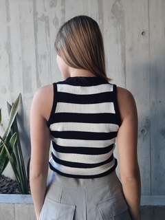 Musculosa de hilo rayas - comprar online