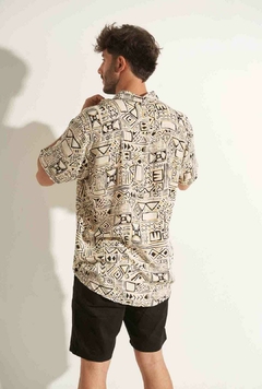 Camisa GUFO BEIGE - comprar online