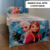 Cama Adesivada da Ana e Elsa Frozen com Proteção Lateral Modelo Infantil Pronta Entrega - comprar online