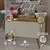 Aparador Buffet Retro 03 Portas Cantinho do Café - Gold Luxo