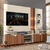 Estante Home Theater Ripado 3D Para TV de até 55" Polegadas com LED Incluso - New Cross - comprar online