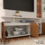 Estante Home Theater Ripado 3D Para TV de até 55" Polegadas com LED Incluso - New Cross - loja online