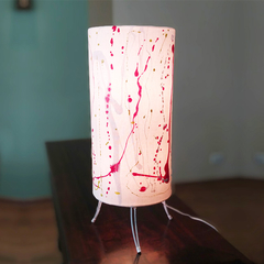 Luminária algodão pintada à mão - loja online