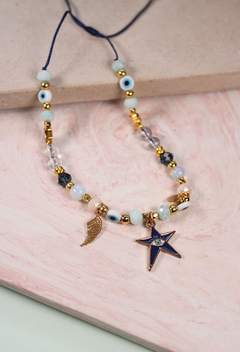 Tobillera estrella azul - picaresca accesorios