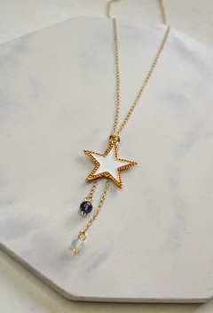 Cadena Estrella Blanca - picaresca accesorios