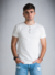 Remera Henley de jersey lisa entallada - comprar online