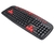 Teclado Bright Gamer USB preto com vermelho - 0482 - comprar online