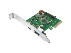 Placa Comtac PCI-Express 2.0 X4 USB 3.1 (10Gbps) USB A e USB-C - 9327