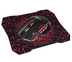 Combo Gamer Bright Mouse e MousePad Scorpion - M315G1