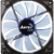 Fan AEROCOOL P/ Gabinete 140x140x25 LED BLUE EN51400