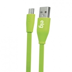 Cabo ELG Micro USB para Recarga e Sincronização L510VD - VERDE