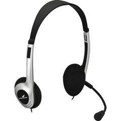 Headset Fortrek C/ Microfone Preto/Prata HBL-101