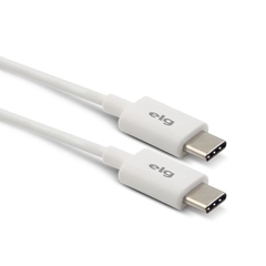 Cabo ELG USB-C X USB-C de sincronia/recarga Tipo-C reversível 1m TC2TC BT 1 UN