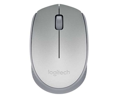 Mouse Logitech Sem Fio 1000DPI M170 Prata - 910-005334