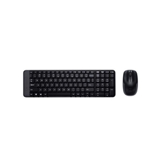 Kit Logitech Teclado e Mouse S/fio Mk220 Preto 920-004431