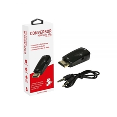 Micro Conversor HDMI x VGA Chip SCE c/ Áudio - 075-0822