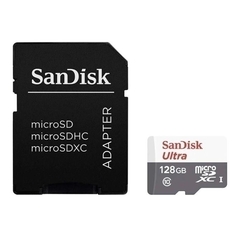 Cartão de Memória SanDisk 128GB Micro SD Classe 10 80MB/s SSDSQUNS-128G-GN6TA