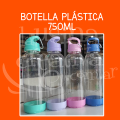 Botella Plástica Transparente 750ML