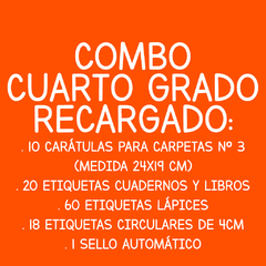 Combo cuarto grado RECARGADO - comprar online