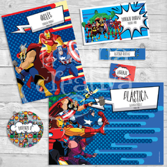 Diseño Super Héroes Comic (VC18)