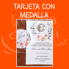 Tarjeta con medalla