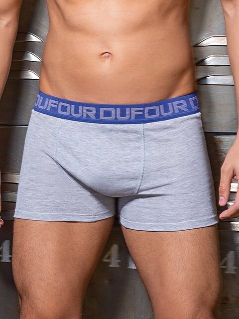 Boxer Dufour Art. 12052 Algod n y lycra liso con el stico visible