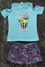 Pijama Emmy Art. 5004 Algodón estampado hombros descubiertos - Verano 2023 - comprar online