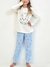 Pijama Lencatex Art. 24901 Niña algodón estampado "time to love" T. 4 al 16 - Invierno 2024 - comprar online