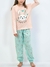 Pijama Lencatex Art. 24901 Niña algodón estampado "time to love" T. 4 al 16 - Invierno 2024