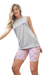 Pijama Lencatex Algodon estampado dama Art 25753 T S al XL) en internet