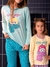Pijama Marey Art. 6045 Dama algodón jersey estampado "bufanda" T. 4 al 16 - Invierno 2022