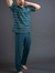 Pijama Tipico Art. 705 Remera cuello V algodón rayada y pantalón largo liso T. S al XXL - Verano 2024 - comprar online