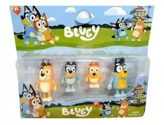 BLUEY x4 - BLISTER MUÑECOS