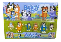 BLUEY x6 - BLISTER MUÑECOS