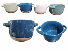 BOWL DE CERAMICA CON MANIJAS