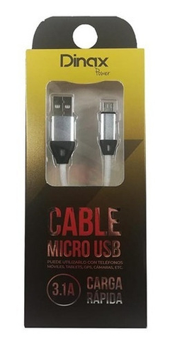 CABLE DINAX MICRO USB V8 4.2 2 METROS