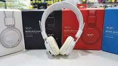 Auricular Wa Tm001 Bluetooth-mic-mp3-radio Fm-micro Sd White