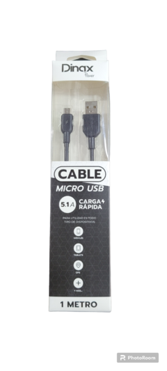 CABLE TIPO USB LINEA B/N 1MT 5.1A