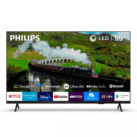 SMART TV 55" 4K UHD - GOOGLE TV - PHILIPS - 55PUD7408/77