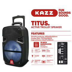 PARLANTE TITUS 15" - KAZZ