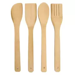 UTENSILLOS BAMBU x4