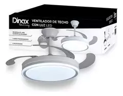 VENTILADOR DE TECHO CON LUZ LED - DINAX