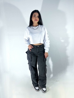 Cropped Manga Longa Evollve Angel - Branco - comprar online