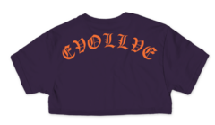 Cropped Evollve Basic Curve - Roxo