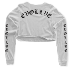 Cropped Manga Longa Evollve Classic - Branco - comprar online