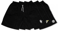 Short Tactel Evollve - Preto (Três estampas disponiveis)